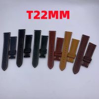 Suitable For 22mm Natural Genuine leather Watchband Bracelet Special for Tudor Black Bay GMT Folded buckle Deployment Brown Wrist Strap