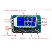 เครื่องกําเนิดสัญญาณ 1Hz-150Khz โมดูลบอร์ด PWM ความถี่พัลส์ความถี่รอบปรับโมดูลจอแสดงผล LCD 3.3V-30V 1Hz－150Khz