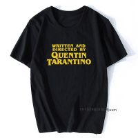 Written And Directed T-Shirt Quentin Tarantino Graphic Pulp Fiction Casual O-Neck High Quality Funny Tops Clothing Letter Tshirt