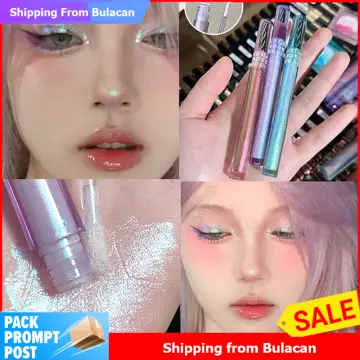 Glitter Highlighter Liquid Eye Shadow Eyeliner Durable Waterproof Pearl  Shiny Shake Liquid High Gloss Brighten Silkworm Makeup