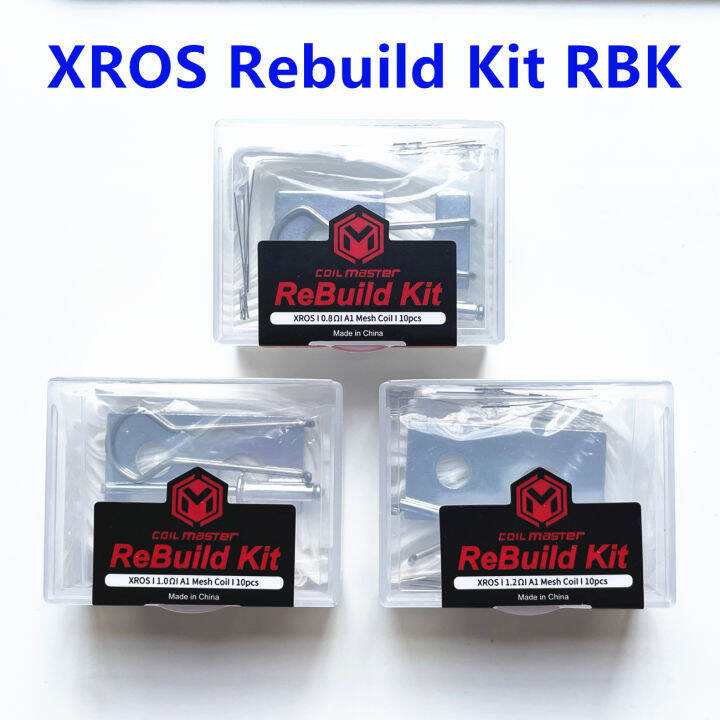 [Ship Today] 10PCS XROS RBK DIY Rebuild Kit Mesh Coils 0.8/1.0/1.2ohm