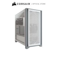 CORSAIR CASE 4000D Tempered Glass Mid-Tower ATX Case — White