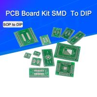 10pcs PCB Board Kit SMD Turn To DIP Adapter Converter Plate SOP MSOP SSOP TSSOP SOT23 8 10 14 16 20 28 SMT To DIP