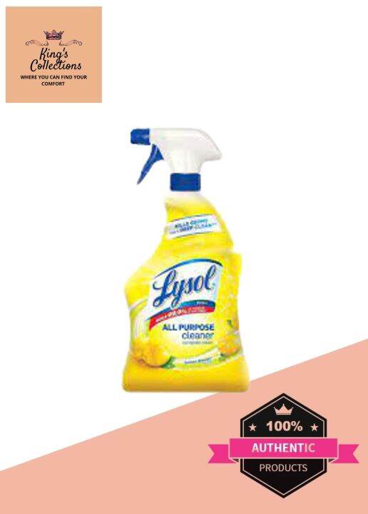 Lysol All Purpose Cleaner Lemon Breeze Scent 32oz Lazada Ph 4511