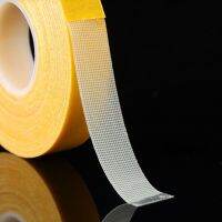 ◊㍿✵ 20Meter Double Sided Tape High Viscosity Grid Fiber Transparent Double Sided Tape Sticky Adhesive Fiber Mesh Tape Adhesive Tape