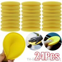 hot【DT】☈✽☈  12-24Pcs Car Waxing Wax Foam Sponge Applicator 10CM Cleaning Washer Washing