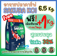 ?[Free +1กก.ในถุง] อาหารปลาคาร์ฟ Sakura Koi (ซากุระ โค่ย) ?Staple Formula สูตรสมดุล สูตรรักษาสมดุลปลา ทานได้ทุกวัน