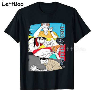 Jujutsu Kaisen T Shirt Men Short Sleeved Aesthetic Tshirt Cotton Manga Graphic Tee Mens Tshirt 100% Cotton Gildan