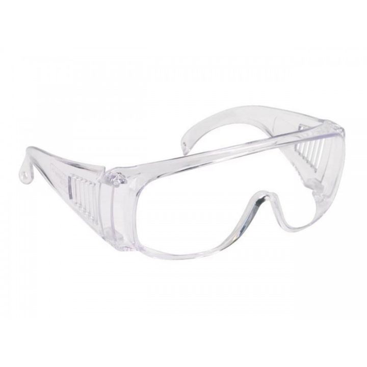แว่นตานิรภัย-แว่นตากันสะเก็ด-แว่นตากรอบใส-เลนส์ใส-กันแสง-แว่นก๊อกเกิ้ล-uv-clear-lens-safety-goggles