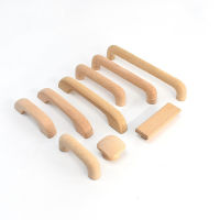 Wooden Handles Drawer Knobs Wardrobe Furniture Wood Handle Kitchen Cupboard Door Handle Dresser Pulls Furniture Hardware