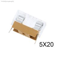 ☢ 5pcs/lot 5x20mm glass fuse holder with transparent cover fuse blocks 5x20mm insurance header 250V