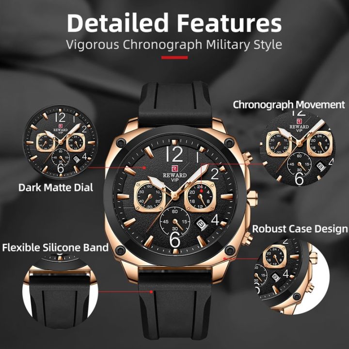 a-decent035-นาฬิกาข้อมือใหม่สำหรับผู้ชาย-chronograph-luminouswatchstrap-นาฬิกาข้อมือ-forfriends