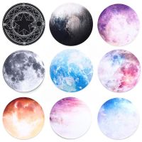 ▬▦✣ Planet Series Mouse Pad Rubber Mat Circular Mouse Pad With Style Earth/Venus/Mars/Mercury/Jupiter/Pluto/Rainbow Moon/Black Moon