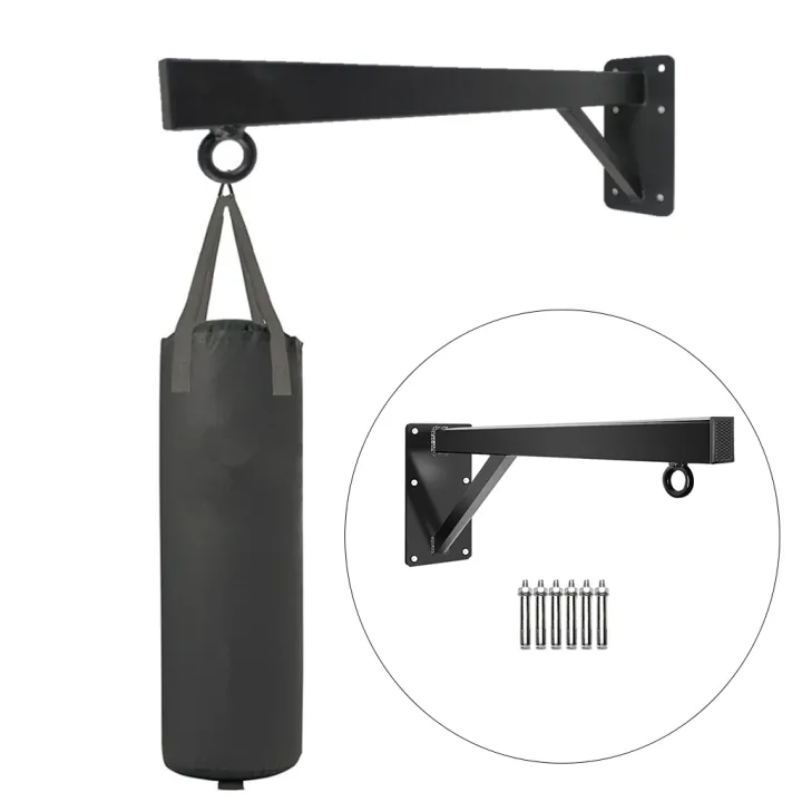 Lazarasuper Heavy Duty Punch Boxing Bag Wall Mount Bracket Hanging