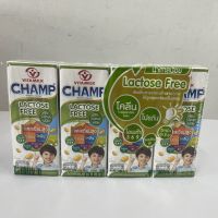 ?ส่งฟรีไม่มีขั้นต่ำ? (180 มล. x 4 กล่อง) Vitamilk Champ Lactose Free ไวตามิ้ลค์ แชมป์ แลคโตสฟรี นมถั่วเหลืองสำหรับเด็ก ไม่ผสมนมผง มี 3 รสชาติ  RT1.13225⚡สินค้าขายดี⚡