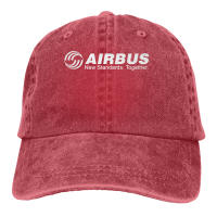 LFYE 2023 New Style Working Hat Airbus Aircraft Aerospace Company Daily Wear Denim Cap Valentines Gift