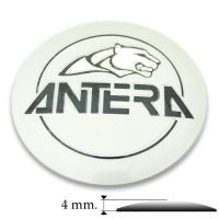 ราคาต่อ 1 ชิ้น สติกเกอร์สแตนเลส ANTERA ขนาด 60mm.(6cm.) สติกเกอร์  นูนเล็กน้อย