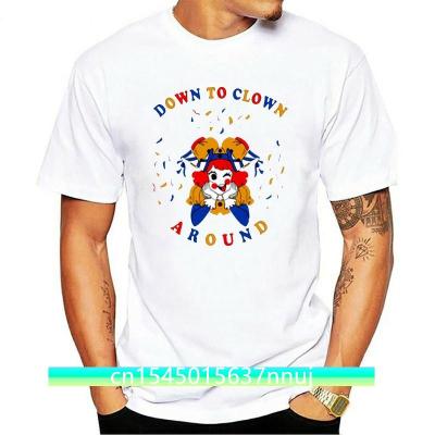 Circus T Shirts Jester Down To Clown Funny Crew Neck Digital Print Cute Tshirts For Men