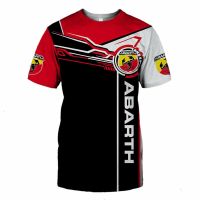 เสื้อโปโลสำหรับผู้ชายแบบทางการเสื้อยืด Abarth สำหรับแข่งรถเสื้อคอกลมแขนสั้นพิมพ์ลาย3D เสื้อเสื้อเจอร์ซี่ย์แฟชั่นสำหรับผู้หญิงสำหรับเด็กเสื้อยืดเปิดไหล่