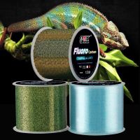 FTK 120m Invisible Fishing Line Speckle Fluorocarbon Coating Line 0.20mm-0.50mm 4.13LB-34.32LB Super Strong Spotted Line