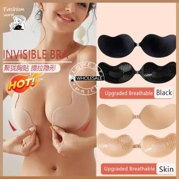 Solid for Off Shoulder Dress Self Adhesive Bra Nude Wing Invisible