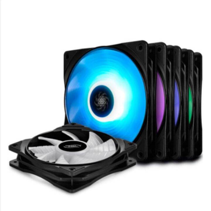 DEEPCOOL RF120M 5 in 1 KIT 120mm 12V 4PIN RGB Fan quiet Computer Case