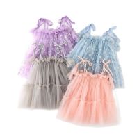 【Ladies shop】2022NewPrintParty Dresseshdress Baby Bow SuspenderGown BirthdayDress