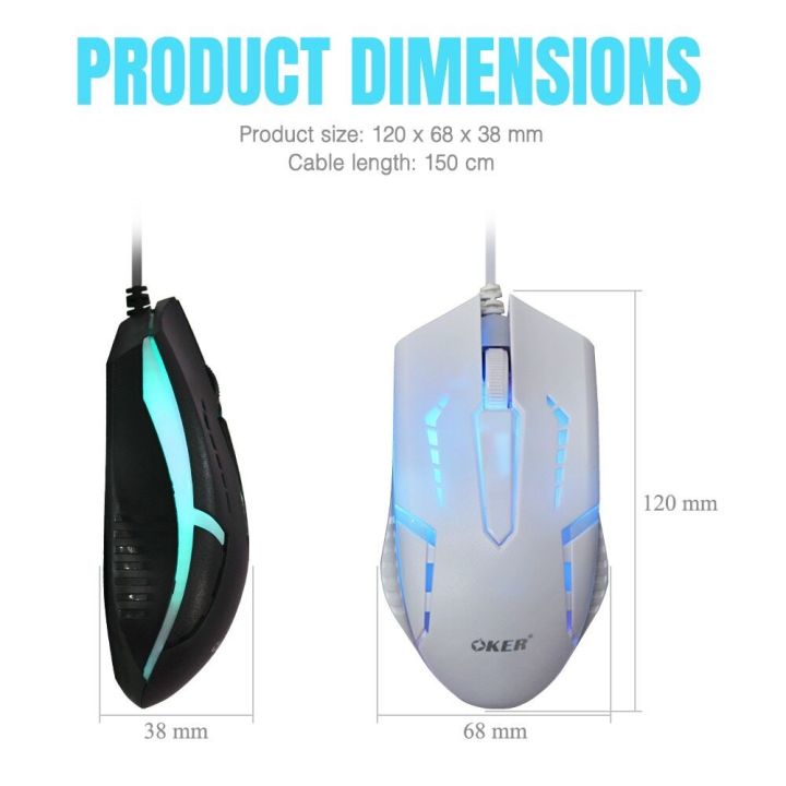 mouse-oker-รุ่น-rx7-kamen-ไฟ-led-7-สี