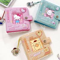 CROSSALISON ภาพ3นิ้ว อัลบั้มรูป Kuromi/pochacco/Cinnamoroll 40กระเป๋า ที่ใส่บัตรรูปภาพ สร้างสรรค์และสร้างสรรค์ ใบหลวม อัลบั้มไล่ดาว