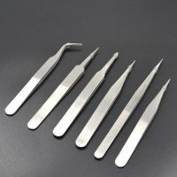 Ultra Precision Anti Acid Stainless Steel Straight Tweezer Bent Straight Tweezers Repair Tool