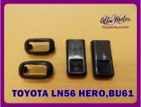 TOYOTA LN56 KERO, BU61 DOOR LOCK BOTTON LH&amp;RH SET "BLACK" (2 SETS) #ปุ่มล็อคประตูรถ ซ้ายขวา (พร้อมขอบ) (1 คู่) สีดำ