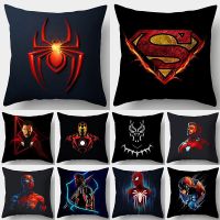 Avengers Cartoon Polyester Square 45X45CM Single-sided Printing Cushion cover Furniture life Decoration Sofa Pillow case (Pillows need to be purchased separately)