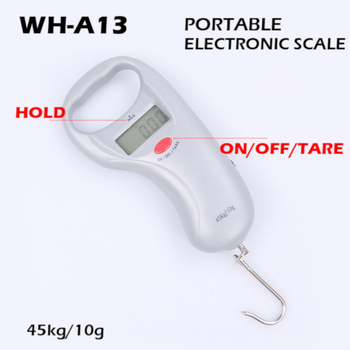 esplb-0-10กิโลกรัม5กรัม10-45กิโลกรัม10กรัมแบบพกพาขนาดดิจิตอลตกปลาแขวนอิเล็กทรอนิกส์เครื่องชั่งน้ำหนักที่มี1เมตรเทปวัดสำรองแสง