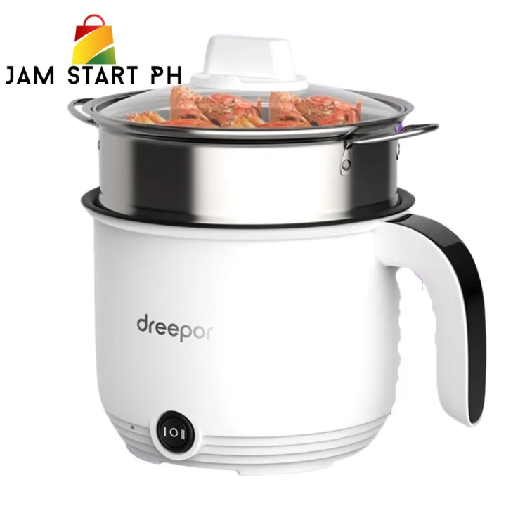 Jam Start Ph 1.8L Mini Rice Cooker MultiFunction with Steamer Non