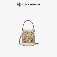 [ปีกระต่ายจำกัด] TORY BURCH Tory Burch T พระปรมาภิไธยย่อกระเป๋าถังขนาดเล็ก143230