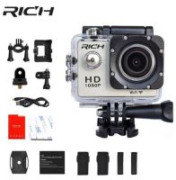 RICH D9กล้องถ่ายกีฬากล้องแอคชั่น Wifi ใต้น้ำขนาดเล็ก1080P HD 8MP กันน้ำ SJ กล้องกีฬาสำหรับกิจกรรมกลางแจ้ง