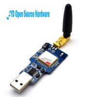 1pcs USB to GSM serial port GPRS SIM800C module with Bluetooth-compatible Sim900a Control Calling With Antenna