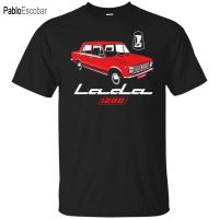 เสื้อยืดโอเวอร์ไซส์ใหม่ เสื้อยืดลําลอง แขนสั้น พิมพ์ลาย Lada 1200 Soviet Union Car Ussr Kopeyka Vaz แฟชั่นสําหรับผู้ชาย  J3EY