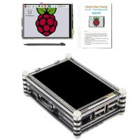 【❂Hot On Sale❂】 mxizg 3.5นิ้วจอ Lcd Tft ชุดกล่องกระดาษ9ชั้นอะคริลิกสำหรับ Raspberry Pi 3 Model B Board Pi 3 B Plus Lcd