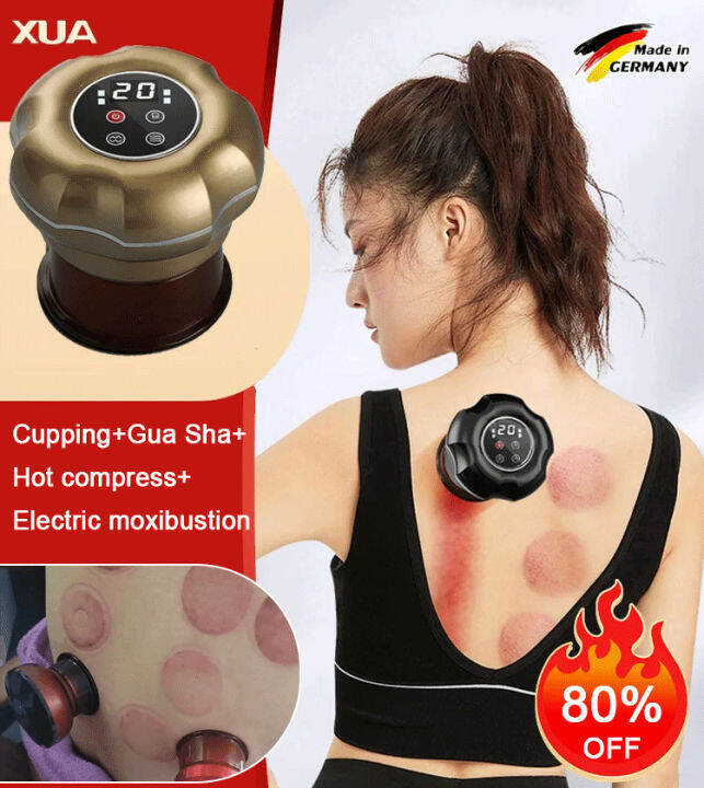 damaino1 [12 intensity levels] Electric Cupping Gua Sha Device Hot