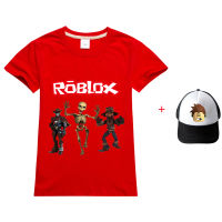 Ro Blox T เสื้อการ์ตูนแขนสั้น Boy ฤดูร้อนผ้าฝ้ายการ์ตูนเสื้อผ้าเด็กผู้หญิงเสื้อแขนยาว Boys