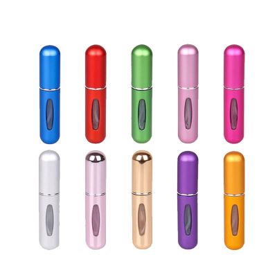10 PCS Mini Refillable Perfume Bottle Mini Portable with Spray Pump Empty Cosmetic Container Atomizer