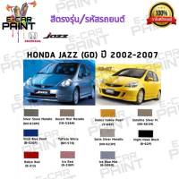 สีสเปรย์ Station Paint 2K สีตรงเบอร์ รถยนต์  HONDA JAZZ (GD) ปี 2022-2007 กระป๋องสเปรย์ ขนาด 400 ml