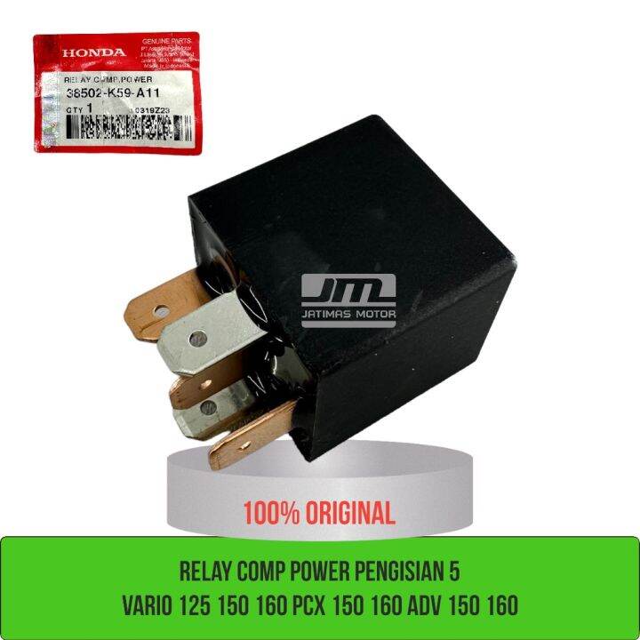 Relay Comp Power Pengisian 5 Pin Vario 125 150 160 Pcx Adv 150 160 38502 K59 A11 Lazada Indonesia 