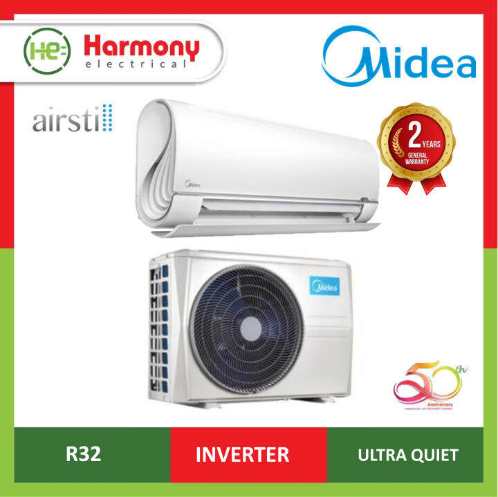 Midea 1.5hp R32 MSFAAU-12CRFN8 Airstill Series Inverter Air Conditioner ...