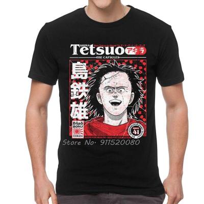 Neo Tokyo Akira Tetsuo Shima T Shirts Men Cotton T-Shirt Anime Manga Tee Tops Harajuku Streetwear Tshirts Gift