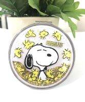 SNOOPY BFW  กระจกพับ กระจก กระจกสวยงาม กระจกพกพา ลาย SNOOPY  W สวยมาก มีกากเพชรเหลว กระจกปกติ และ ขยาย ขนาด 7 x 1.5 cm. มีบริการเก็บเงินปลายทาง BY NPNN SHOP