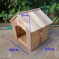 บ้านแมว(กลาง) ขนาด 37X40X45ซม. บ้านสัตว์