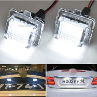 LED รถป้ายทะเบียนแสงสำหรับ Benz C E CL คลาส W204 W212 C207 W221 S204 12โวลต์2ชิ้นชุดโคมไฟเปลี่ยน Canbu