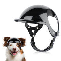 Wonderful Pet Headgear Breathable Ultra-Light Adjustable Dual Holes Design Easy-Wearing Dress Up Polyester Multi-Sport Outdoor Bike Motorcycle Pet Cap Pet Accessories Dog Motorcycle Helmet